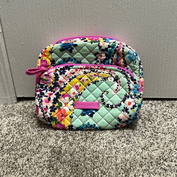 Vera Bradley Wildflower Paisley Little Cosmetic Bag - Picture 1 of 4